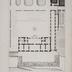 Villa Médicis à Rome : plan du rez-de-chaussée sur le jardin